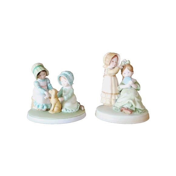 Vintage Holly Hobbie Sweet Remembrance Figurines Limited GOOD TIMES & ALL BETTER - Picture 1 of 15